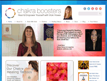 Tablet Screenshot of chakraboosters.com